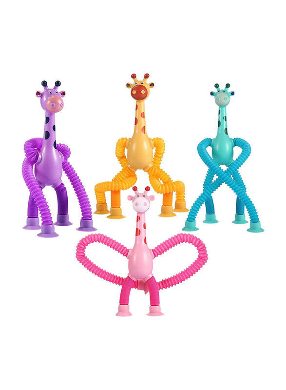 

Generic Bendable and Flexible Giraffe Figures, 4 Pieces, Ages 3+