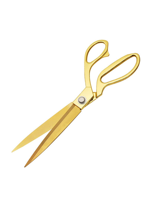 

Generic 10.5 Inch Premium Stainless Steel Tailor Scissors, Gold