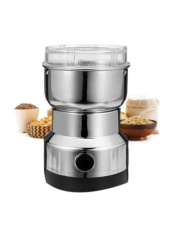 

Glowzen Electric Multipurpose Coffee and Spice Grinder, 150W, Silver