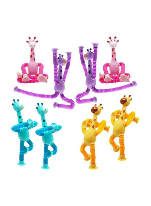 

Generic Sukipin Telescopic Suction Cup Giraffe Toy, 8 Pieces, Ages 3+