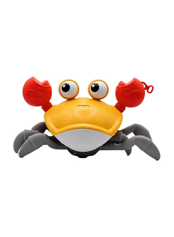 

Generic Moving Land and Water Cute Crab Bath Toy with Spring Switch and Pull String, Ages 3+