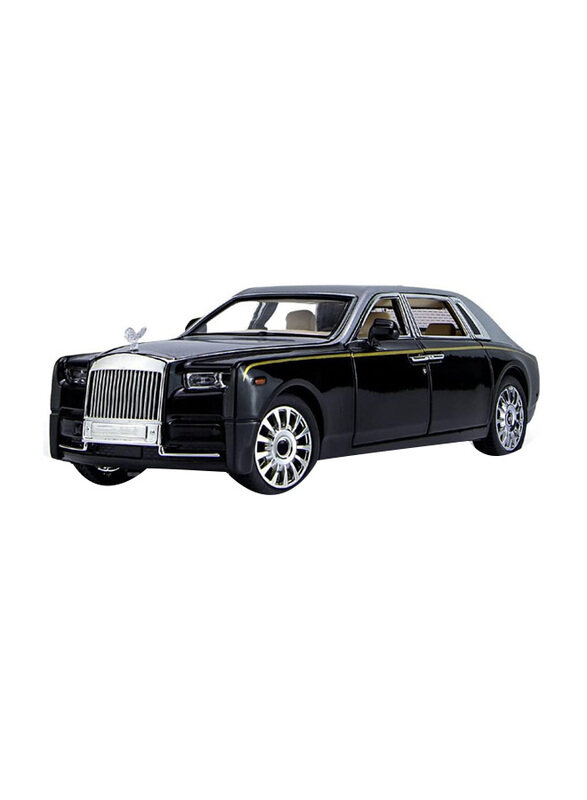 

Erock Upgrade Version -Exquisite Model 1/24 Rolls-Royce Phantom Toy Car, Silver/Black, Ages 3+