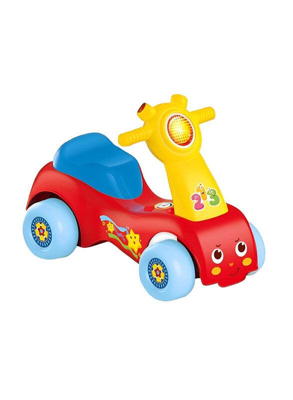 

Generic Baby Music Ride on Push Car with Light & Music, Multicolour