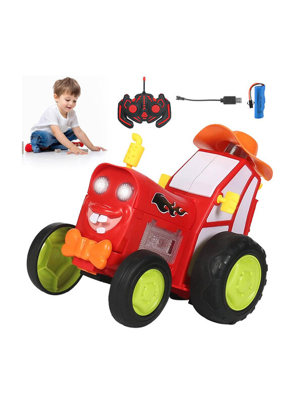 

Generic Remote Control LED Farm Stunt Jumping Car Toy, Ages 4+