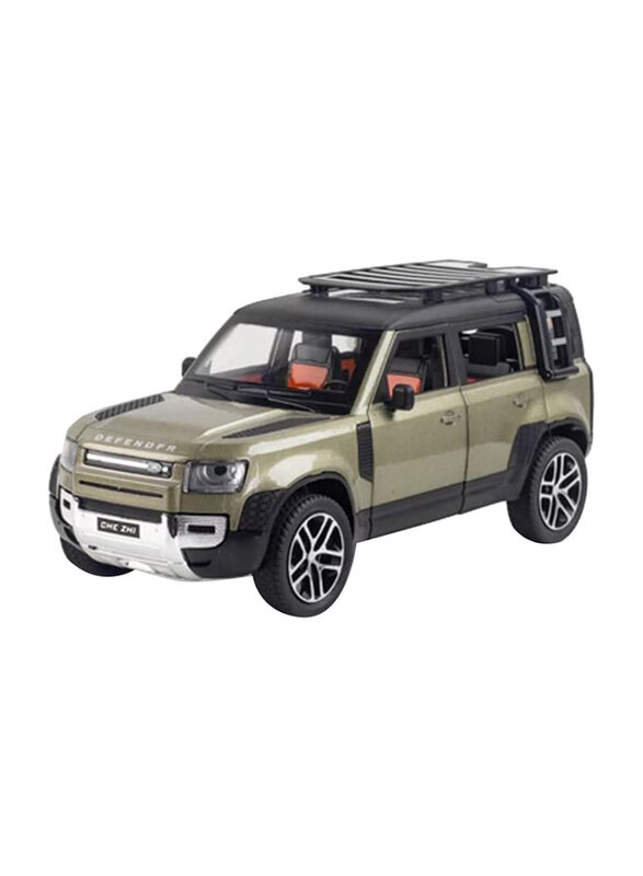 

Baby Boss 1:24 Die Cast Defender Alloy Toy Car with Light and Sound, Green, Ages 3+