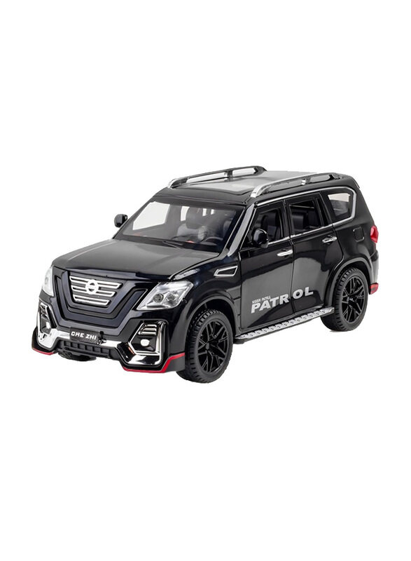

Generic 1:24 N-issan Patrol Diecast Alloy Car With Pull Back and Music and Sound, Ages 18+