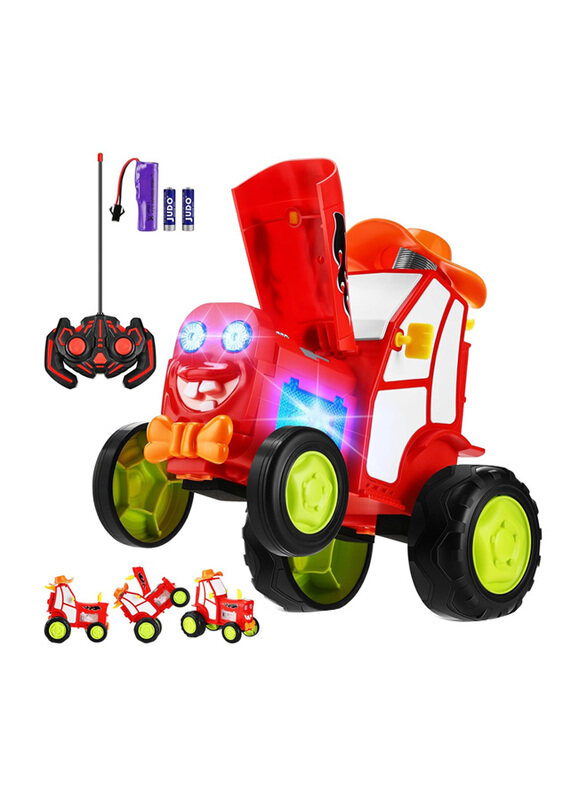 

Generic 90° Upright Standing Stunt Rc Car With Light and Music, Ages 3+