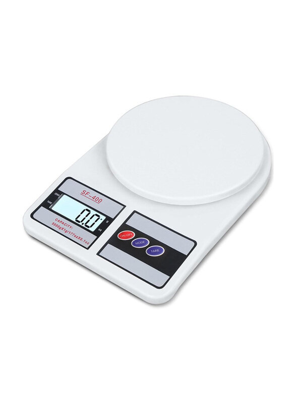 

Nayubo Electronic Digital Kitchen Weight Scale with LCD Display, White