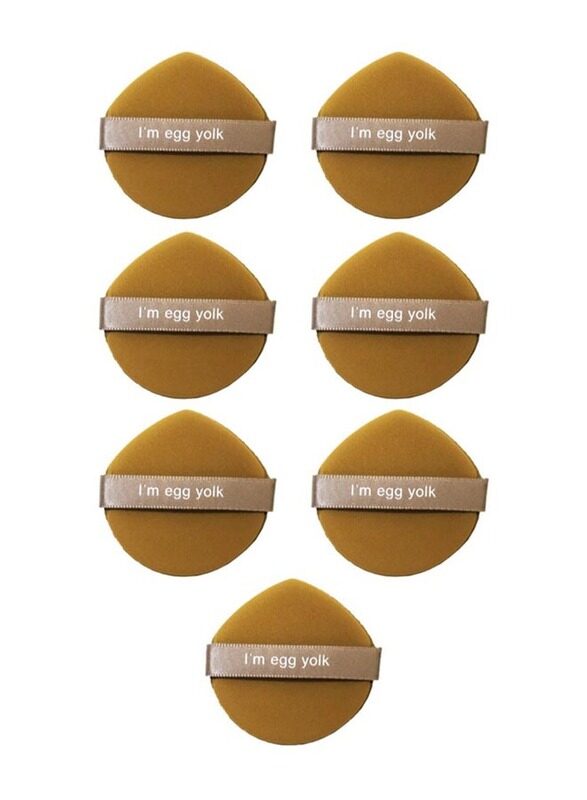 

Misstiara Teardrop Shaped Makeup Sponge Puff, 7 Piece, Brown