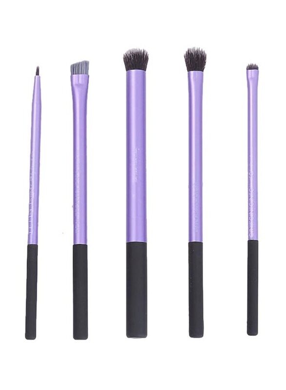 

Misstiara Metal Makeup Brush Set, 5 Piece, Purple/Black