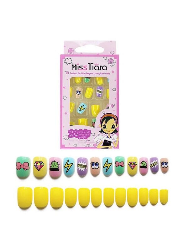 

Misstiara 24-Piece Artificial Nails, Multicolour