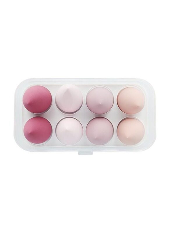 

Misstiara Foundation Sponge with Storage Box, 8 Piece, Multicolour