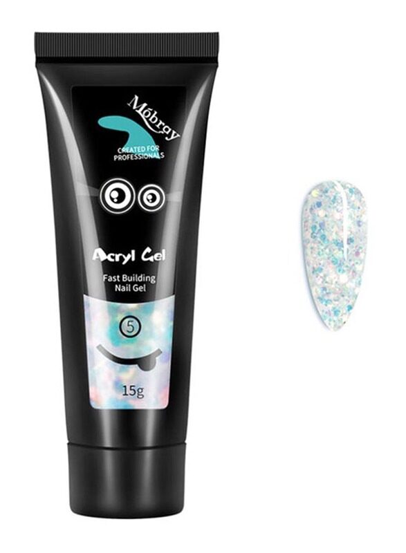 

Misstiara Acrylic Fast Building Nail Gel, No. 05, White