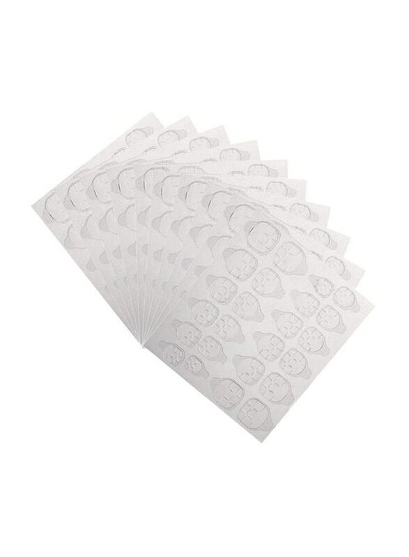 

Misstiara 10 Sheet Adhesive Tapes Nail Art DIY Sticker, 240 Piece, Clear