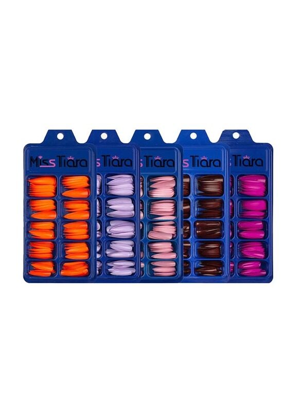 

Misstiara Removable False Nails Set, 500 Pieces, Multicolour