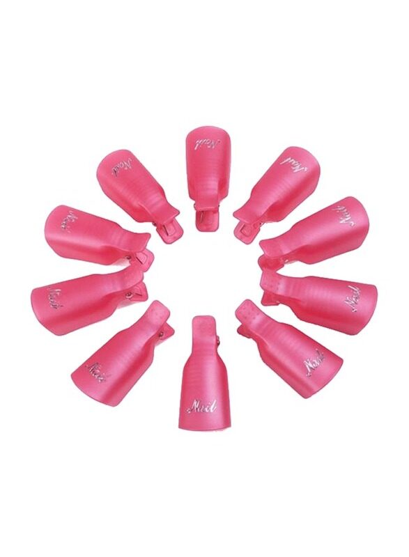 

Misstiara Nail Remover Clip Set, 10 Piece, Red