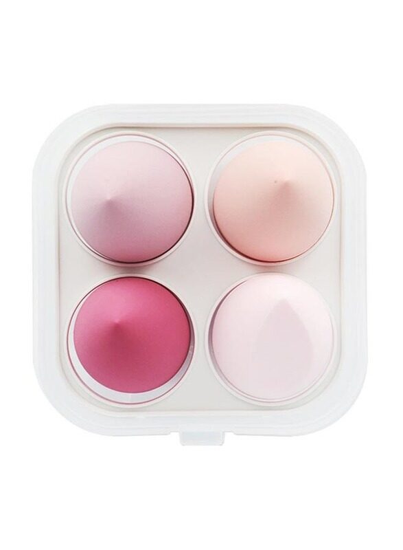 

Misstiara Foundation Sponge with Storage Box, 4 Piece, Multicolour