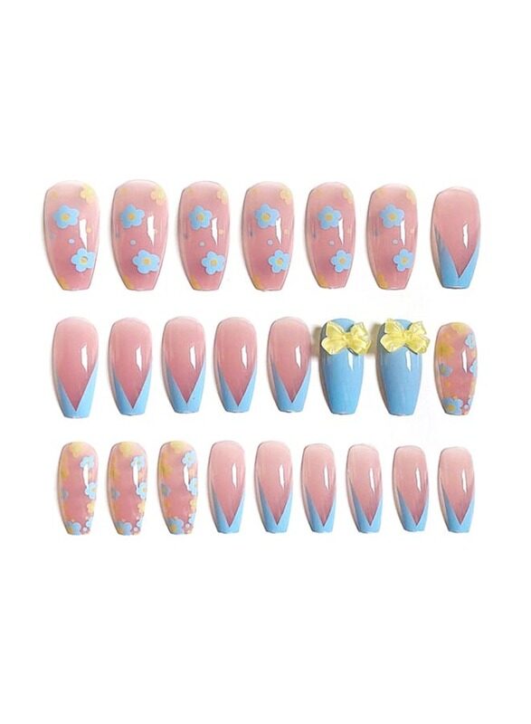 

Misstiara 24-Piece Removable False Nails Set, Multicolour