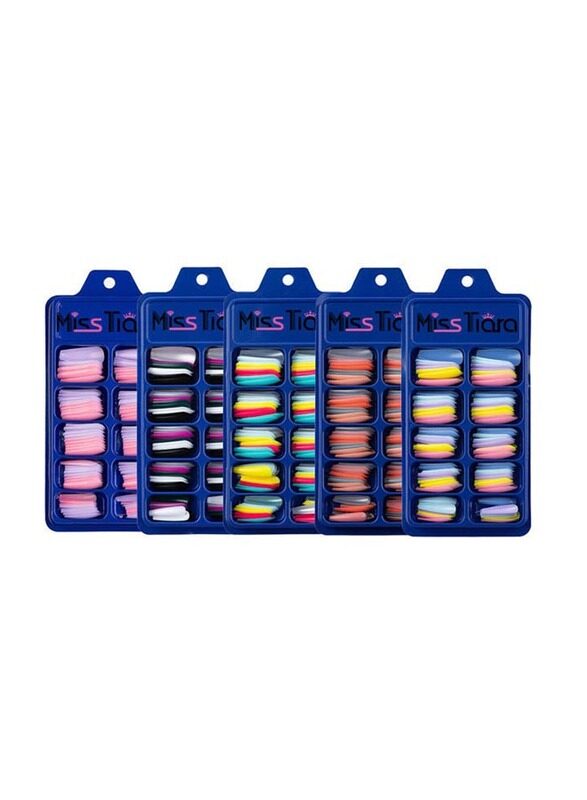

Misstiara Removable False Nails Set, 500 Pieces, Multicolour