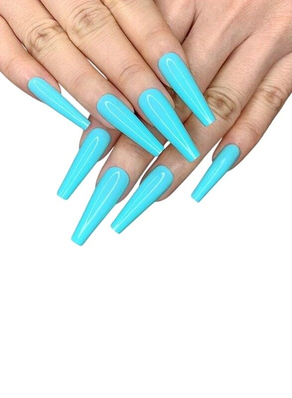 

Misstiara 24-Piece False Nails Set, Blue