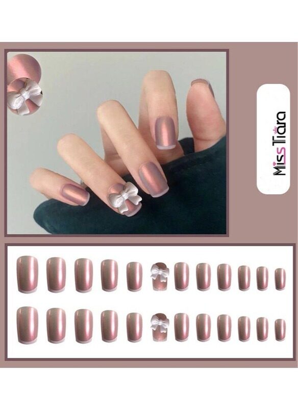 

Misstiara 24-Piece Wearable Fake Nails Set, Multicolour