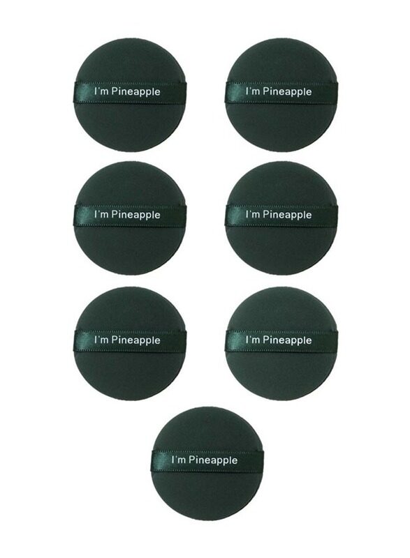 

Misstiara Round Makeup Sponge Puff, 7 Piece, Black
