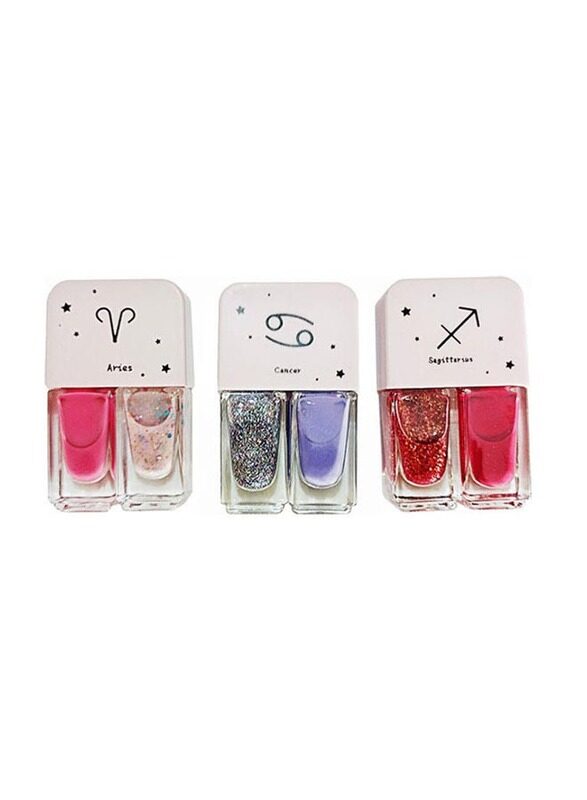 

Misstiara New Nail Polish Double-Colours Set, 3 Pieces, Multicolour