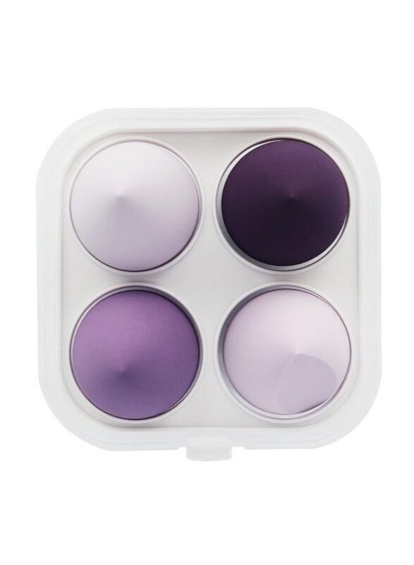 

Misstiara Foundation Sponge with Storage Box, 4 Piece, Multicolour
