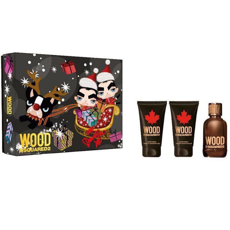 

Dsquared2 Wood Homme Eau De Toilette 50Ml 3-Piece Set