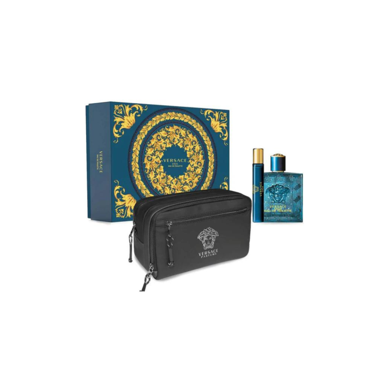 

Versace Eros Eau De Toilette 100Ml 3-Piece Bag Set