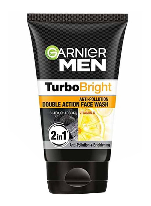 

Garnier Men Power White Anti-Pollution Double Action Face Wash, 100gm
