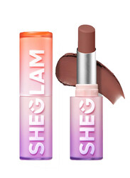 Sheglam Dynamatte Boom Long-Lasting Matte Lipstick, High Key, Brown