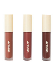 Sheglam Matte Allure Mini Liquid Lipstick Set, 3 Pieces, Sweet Thing, Multicolour