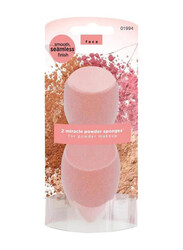 Real Techniques Miracle Powder Beauty Makeup Sponge, Pink