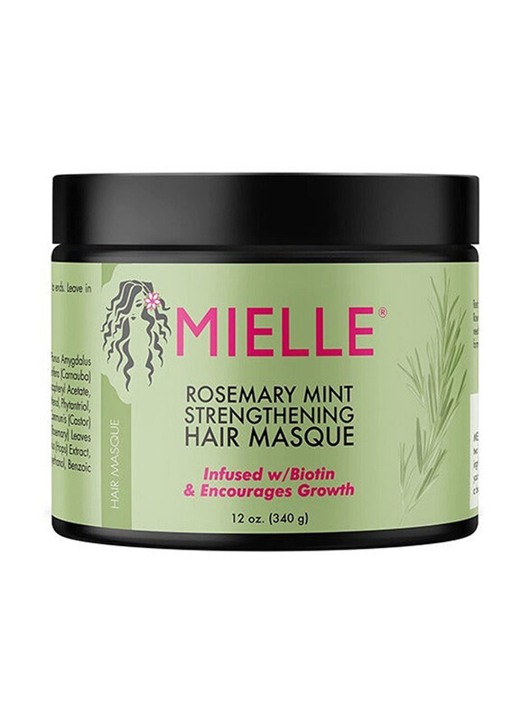 Mielle Rosemary Mint Strengthening Hair Masque for All Hair Types, 340g