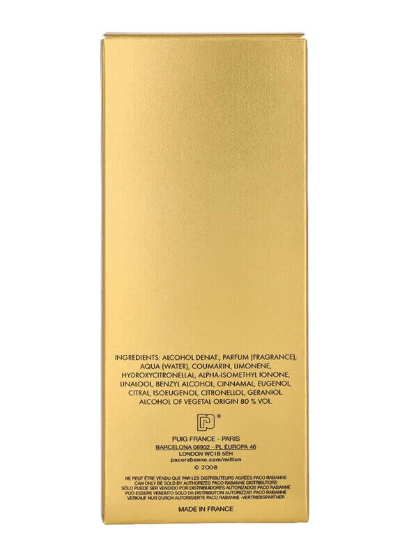 Paco Rabanne 1 Million 100ml EDT for Men