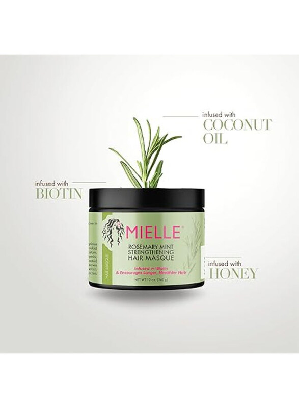 Mielle Rosemary Mint Strengthening Hair Masque for All Hair Types, 340g