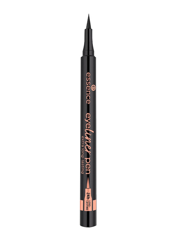 

Essence Extra Long-Lasting Eyeliner Pen, 010 Blackest Black, Black