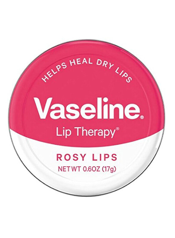 

Vaseline Lip Therapy Lip Balm Tin, 17g, Rosy Lips, Pink