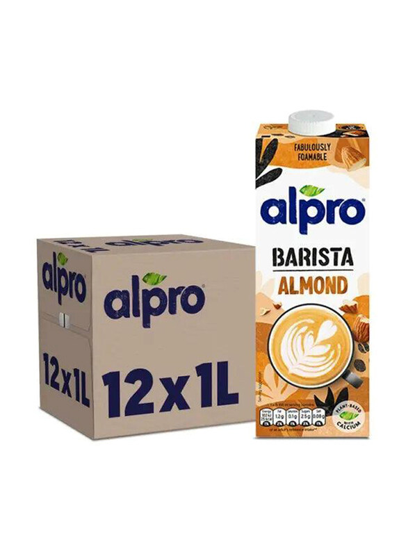 

Alpro Barista Almond Milk, 12 x 1 L