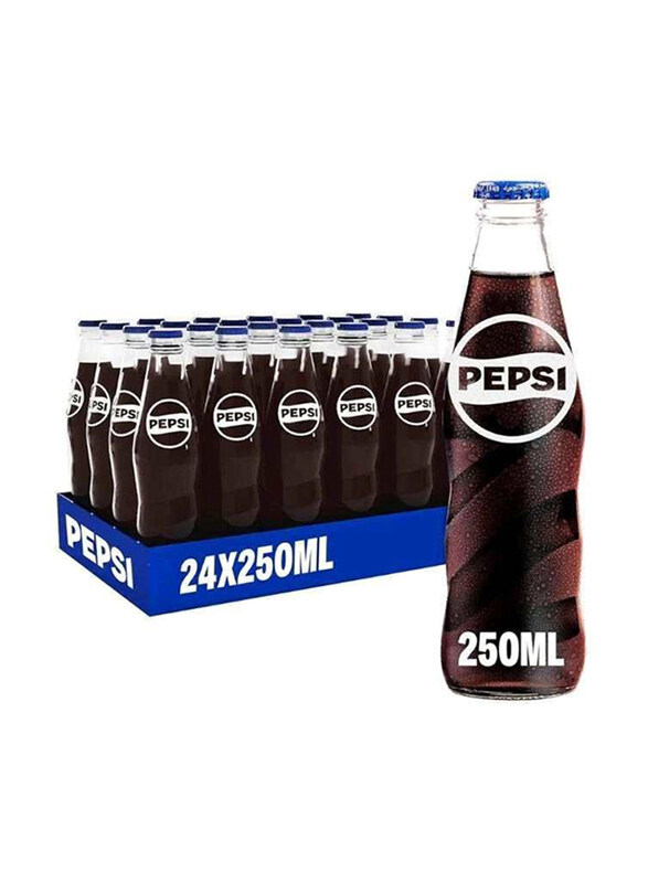 

Pepsi Carbonated Soft Drinks Bottle, 24 x 250ml