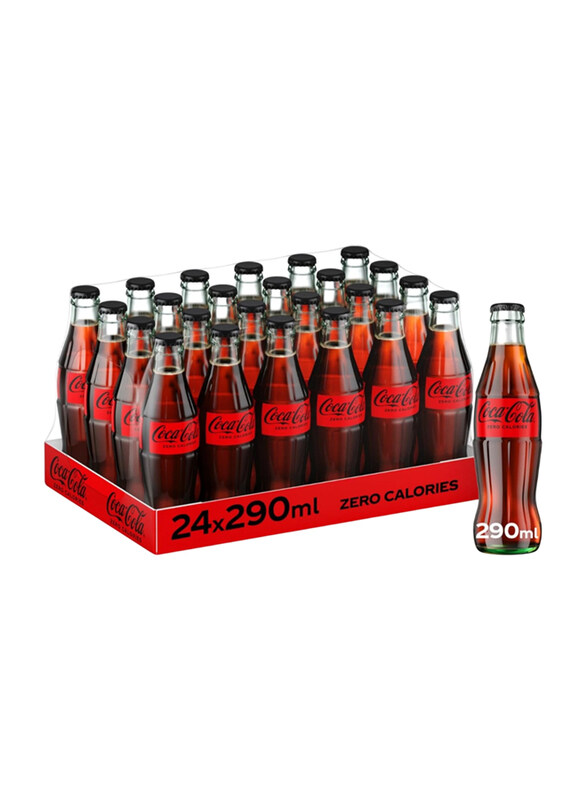 

Coca Cola Zero Carbonated Drink NRB, 24 x 290ml