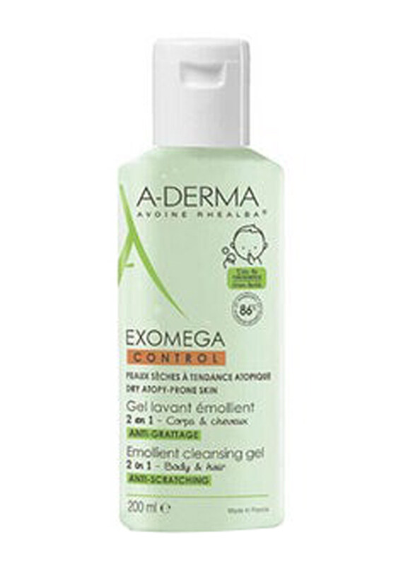 

Aderma 2 In 1 Exomega Emollient Cleansing Gel, 200ml