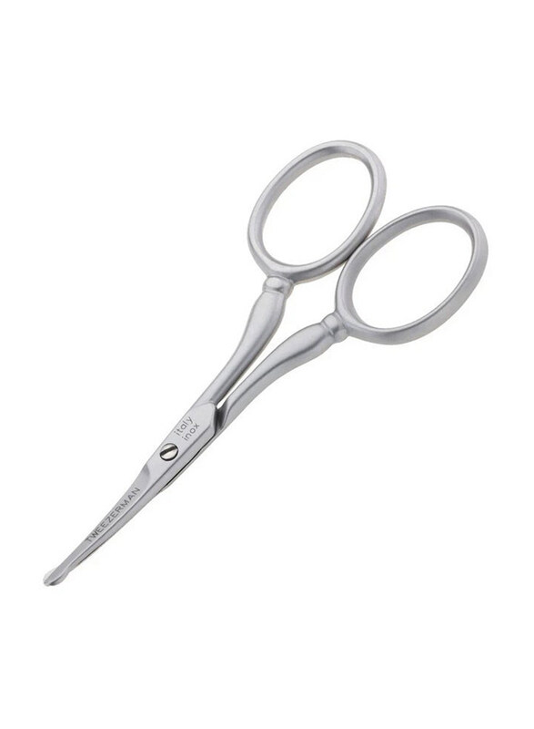 

Tweezerman Facial Hair Scissors for All Hair Types, Silver