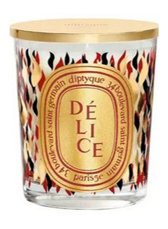 

Diptyque Delice Candle, 190g, Gold/White