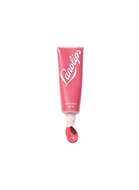 

Lanolips Tinted Lip Balm with SPF 30, 12.5g, Rhubarb, Pink