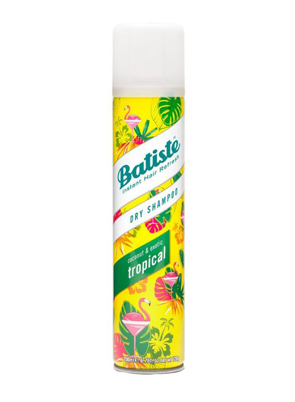 

Batiste Coconut And Exotic Tropical Dry Shampoo for All Hair Types, 200ml
