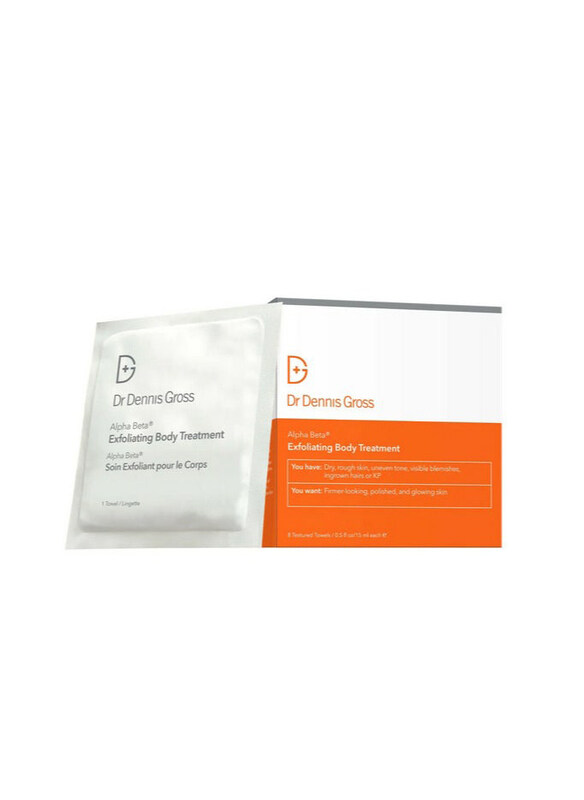 

Dr. Dennis Gross Skincare Alpha Beta Exfoliating Body Treatment, 8 Piece