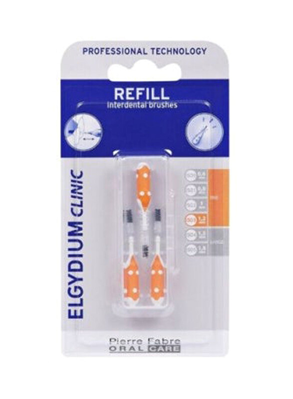 

Elgydium Clinic Interdental Brush Refills Orange, 3 Pieces