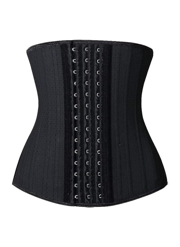

Generic Waist Steel-Boned Body Shaper, Black